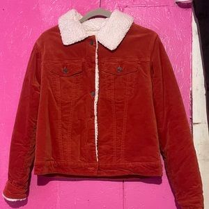 Burnt orange forever 21 coat